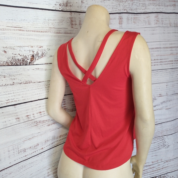 Fifth Sun red tank top EUC - Picture 3 of 7
